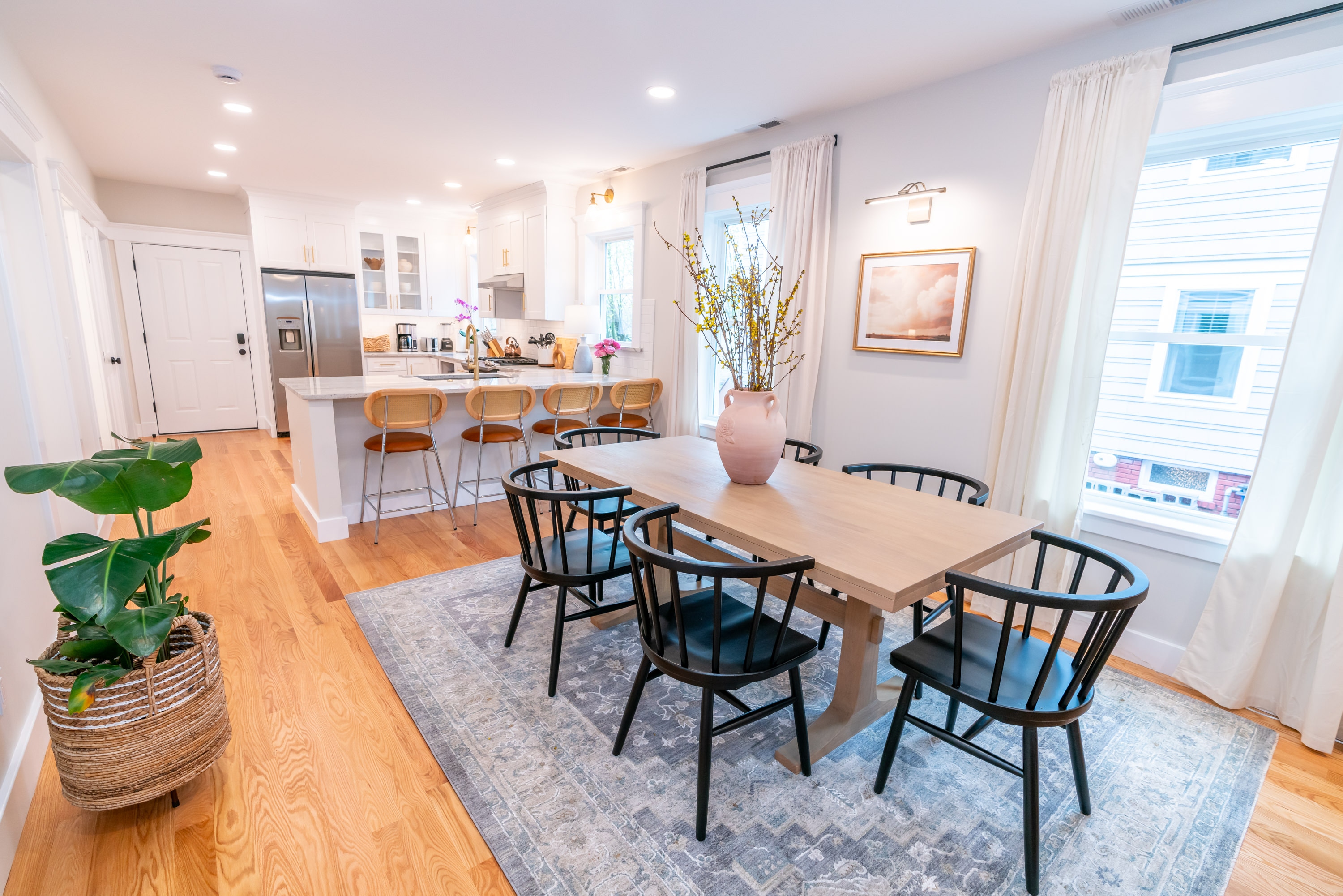 Furnished bedroom with quality linens