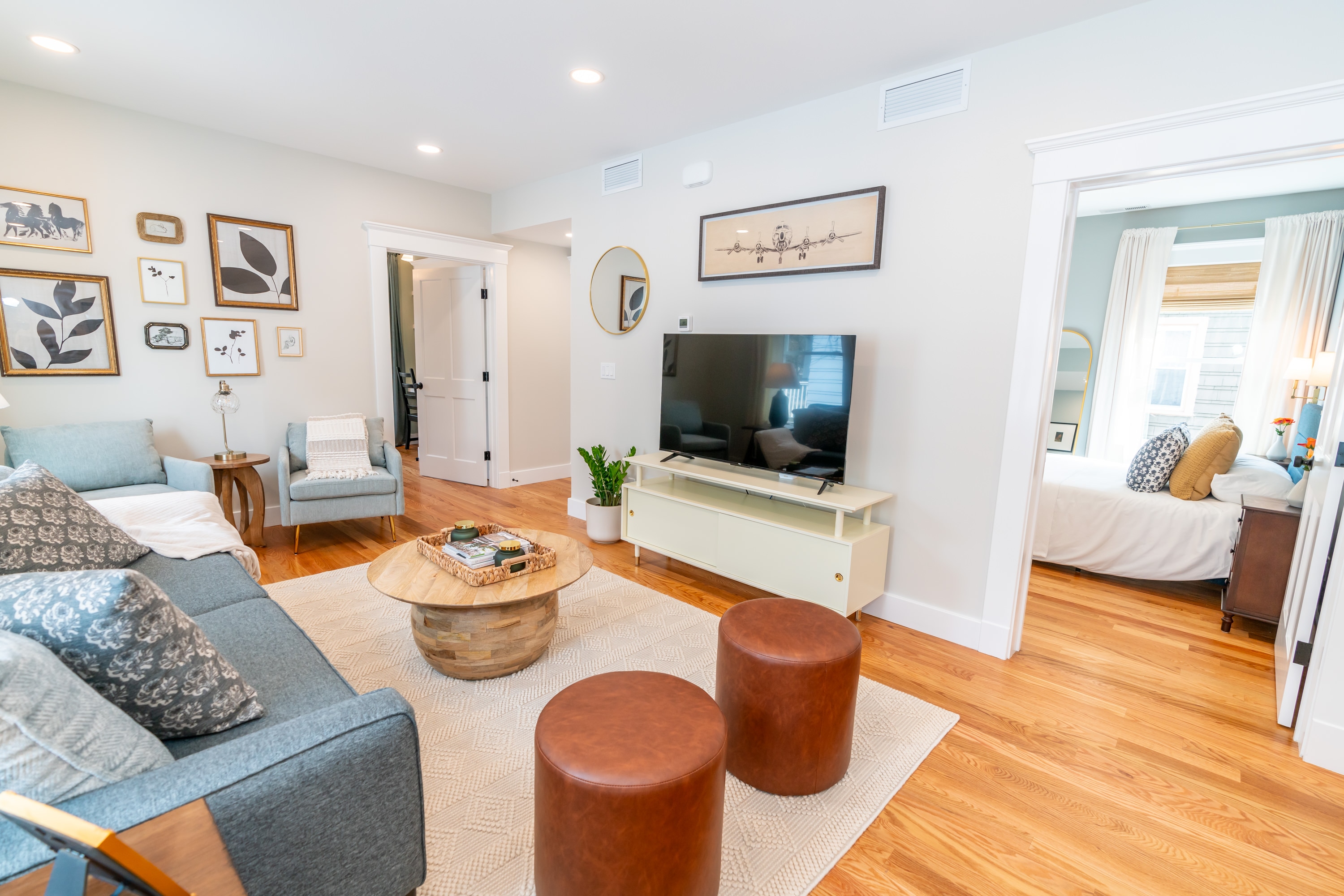 3-bedroom furnished living space