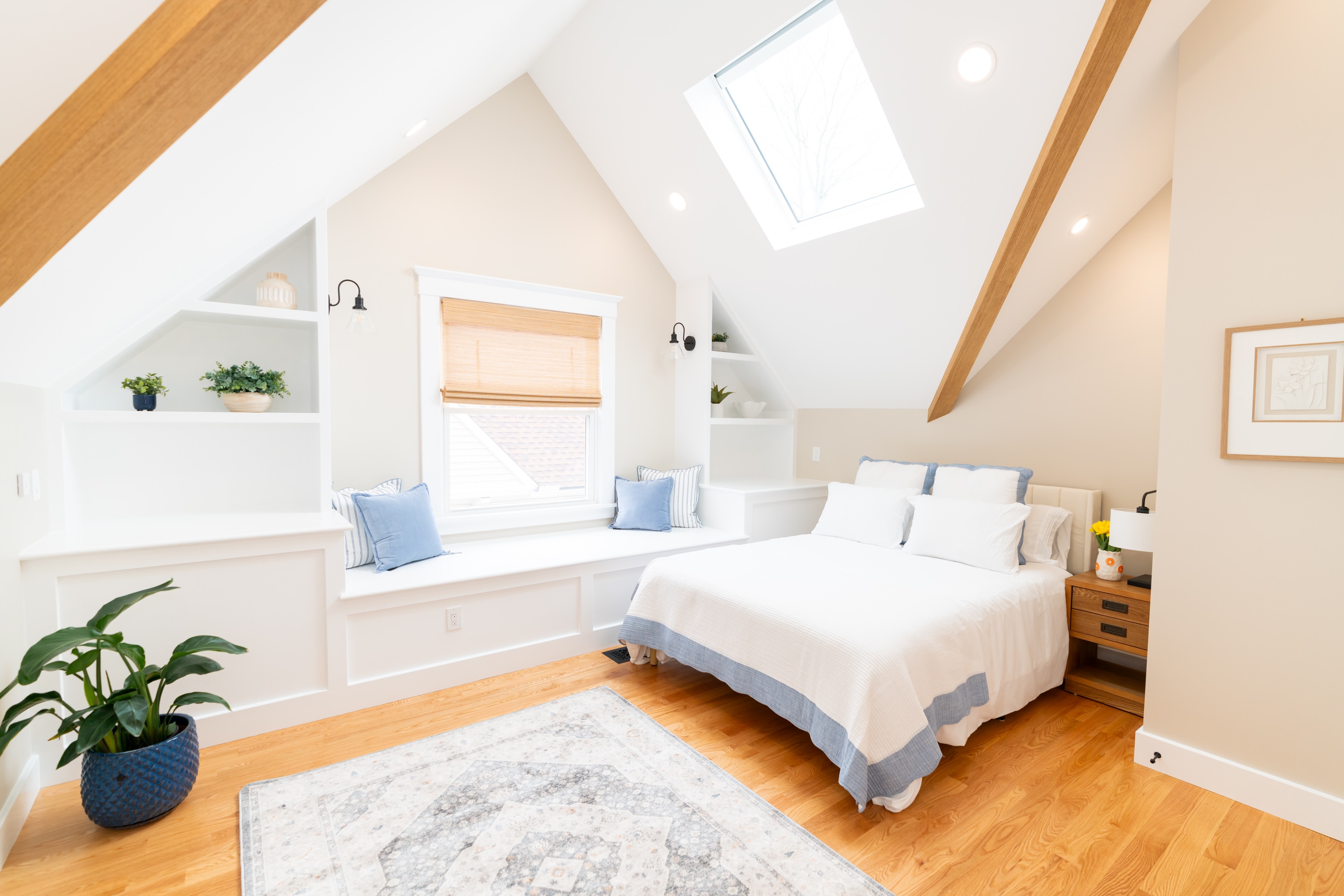 Comfortable furnished bedroom