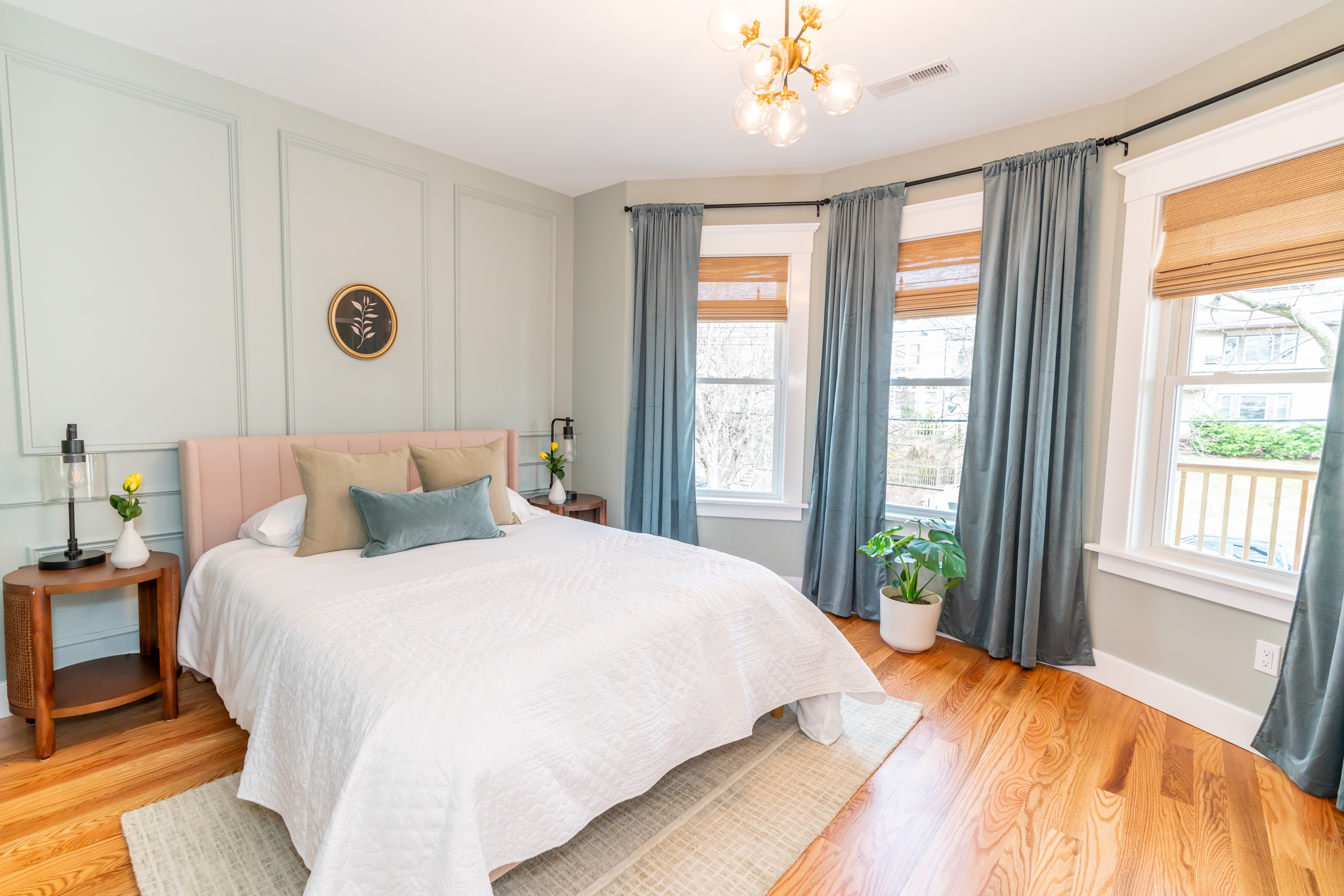 Comfortable furnished bedroom